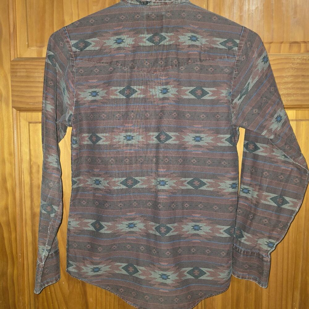 Ely Cattlemen Youth Medium Long Sleeve Cotton Prints - Picture 2 of 3